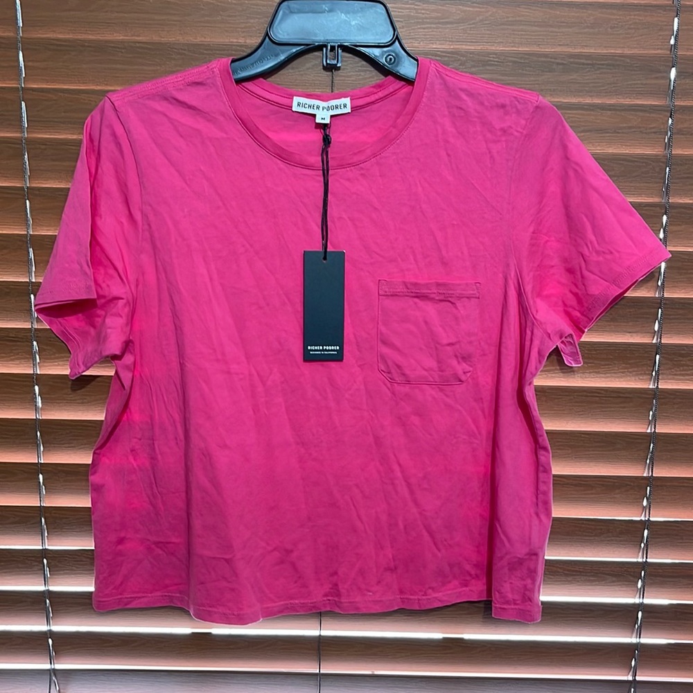 Richer Pooper boxy crop tee